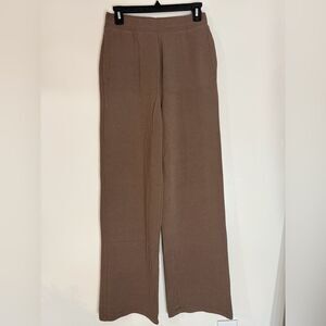 Alo Brown Wide-Leg Pants